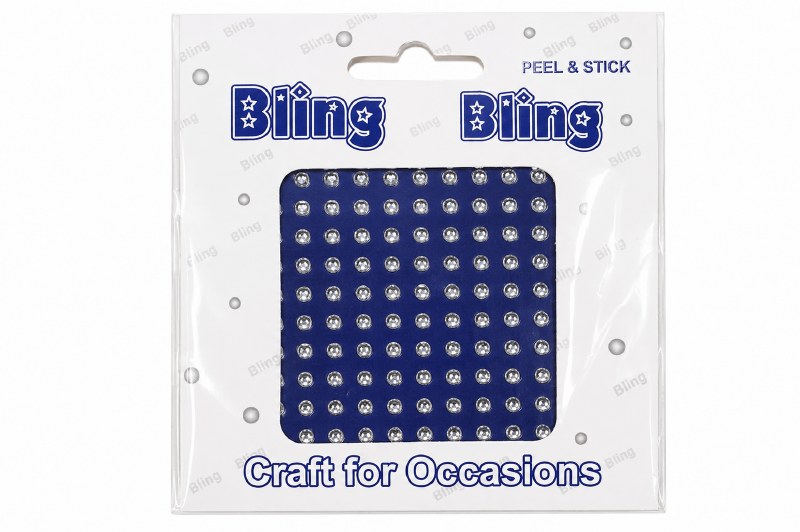 Picture of Clear diamante 3mm bling bling craft stickers